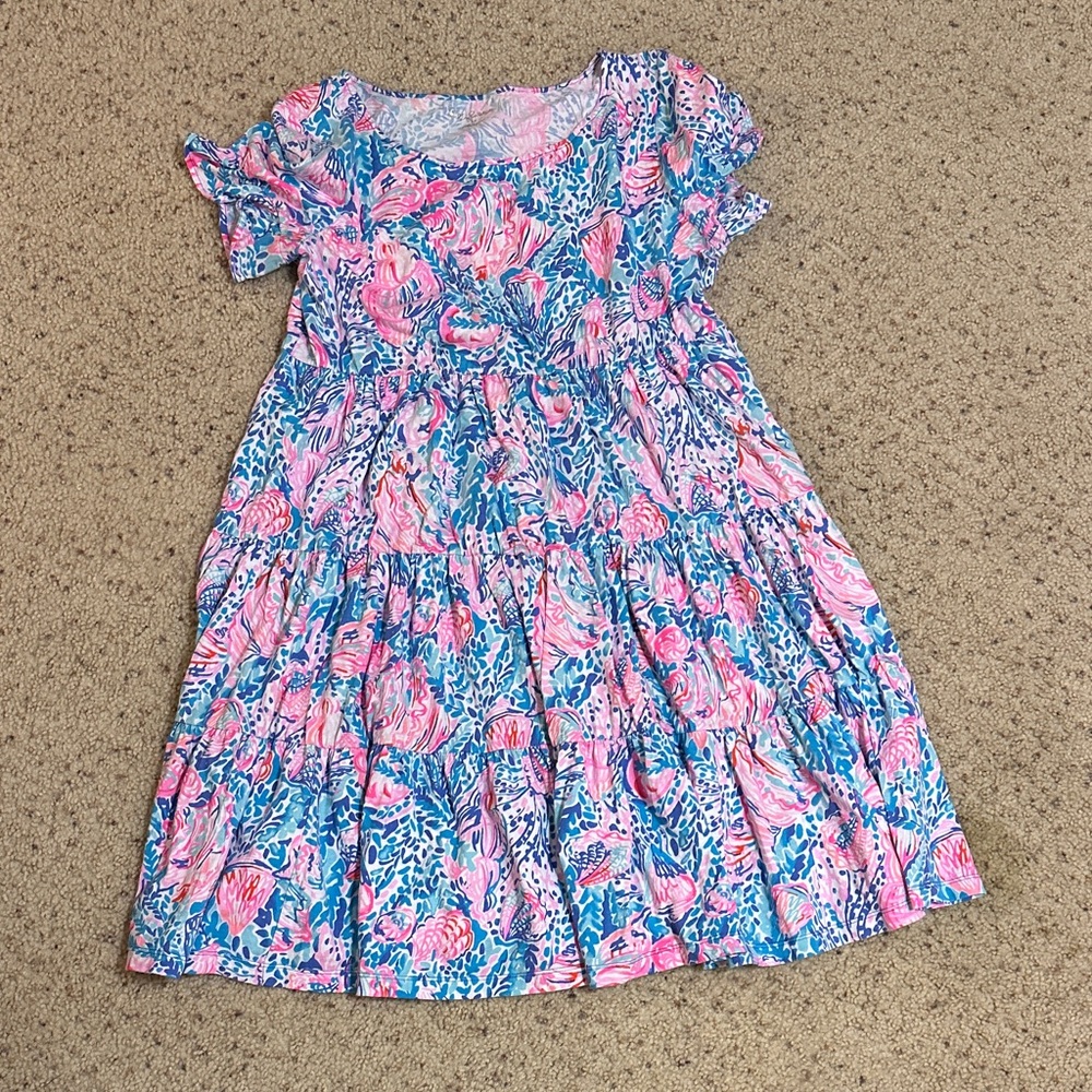 Lilly pulitzer tiered ruffle dress